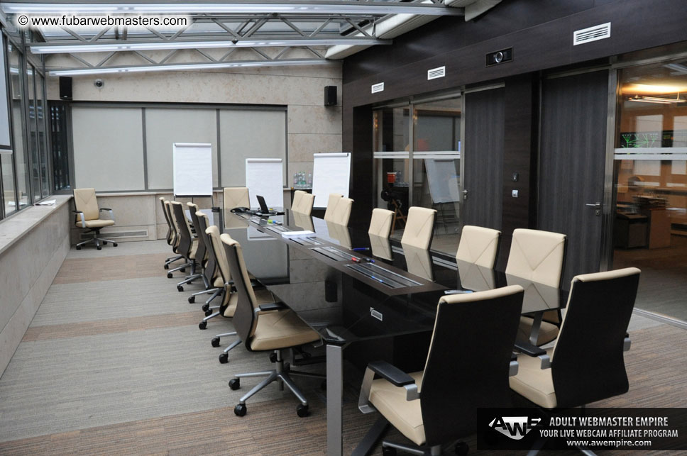 Visit to AWE offices, Budapest, Hungary