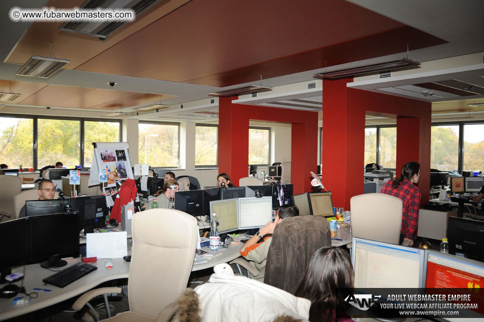 Visit to AWE offices, Budapest, Hungary