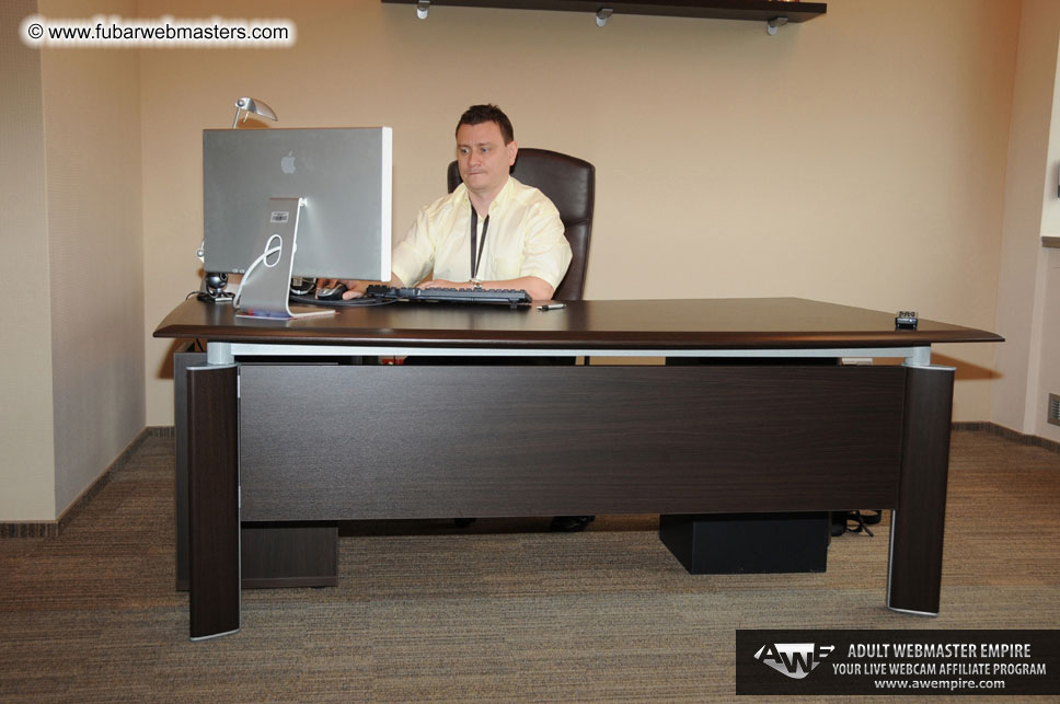 Visit to AWE offices, Budapest, Hungary