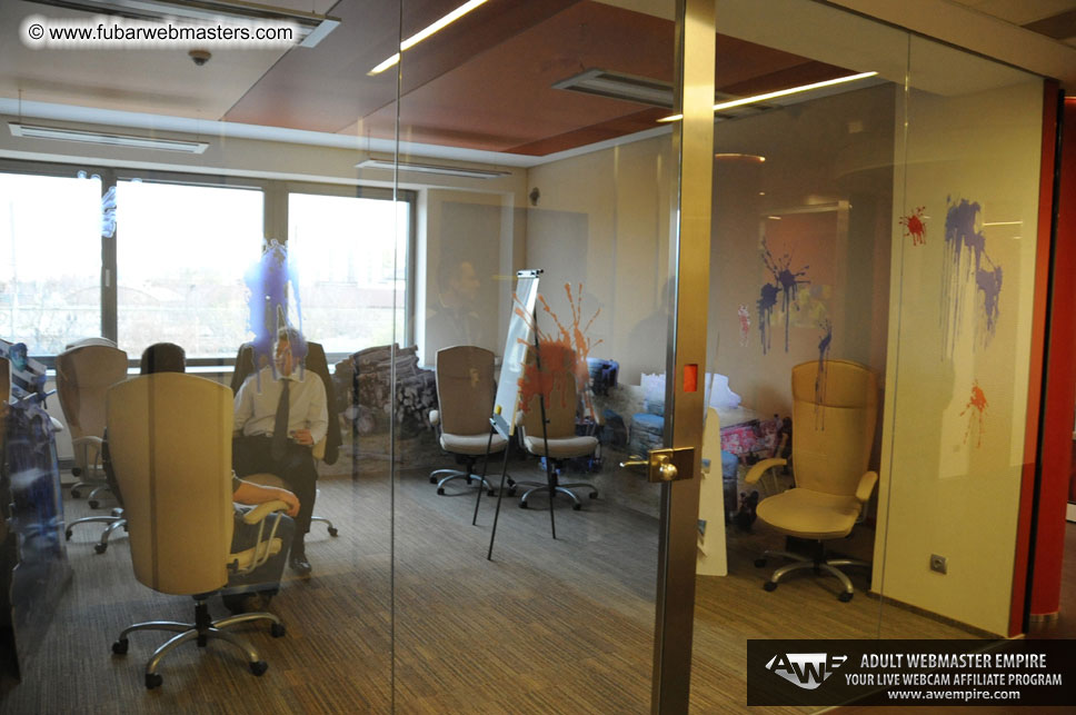 Visit to AWE offices, Budapest, Hungary