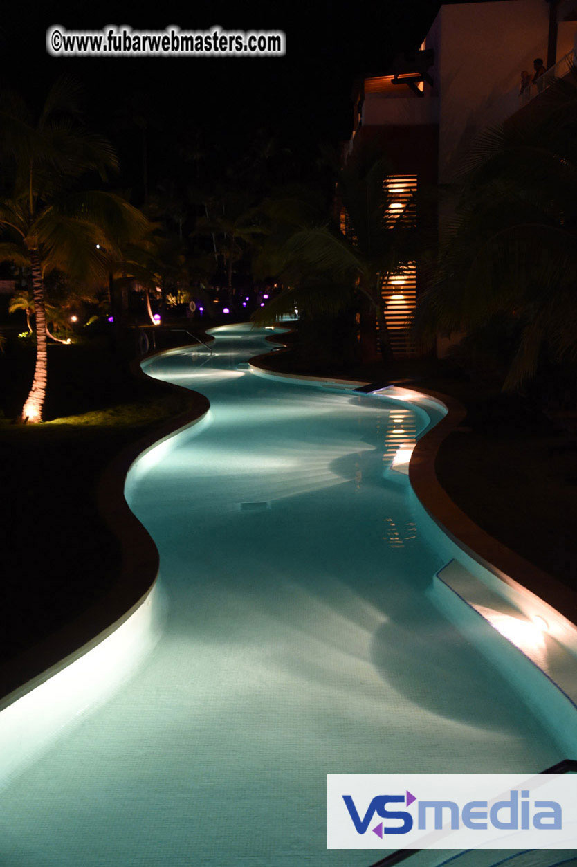 Black Light Pool Party