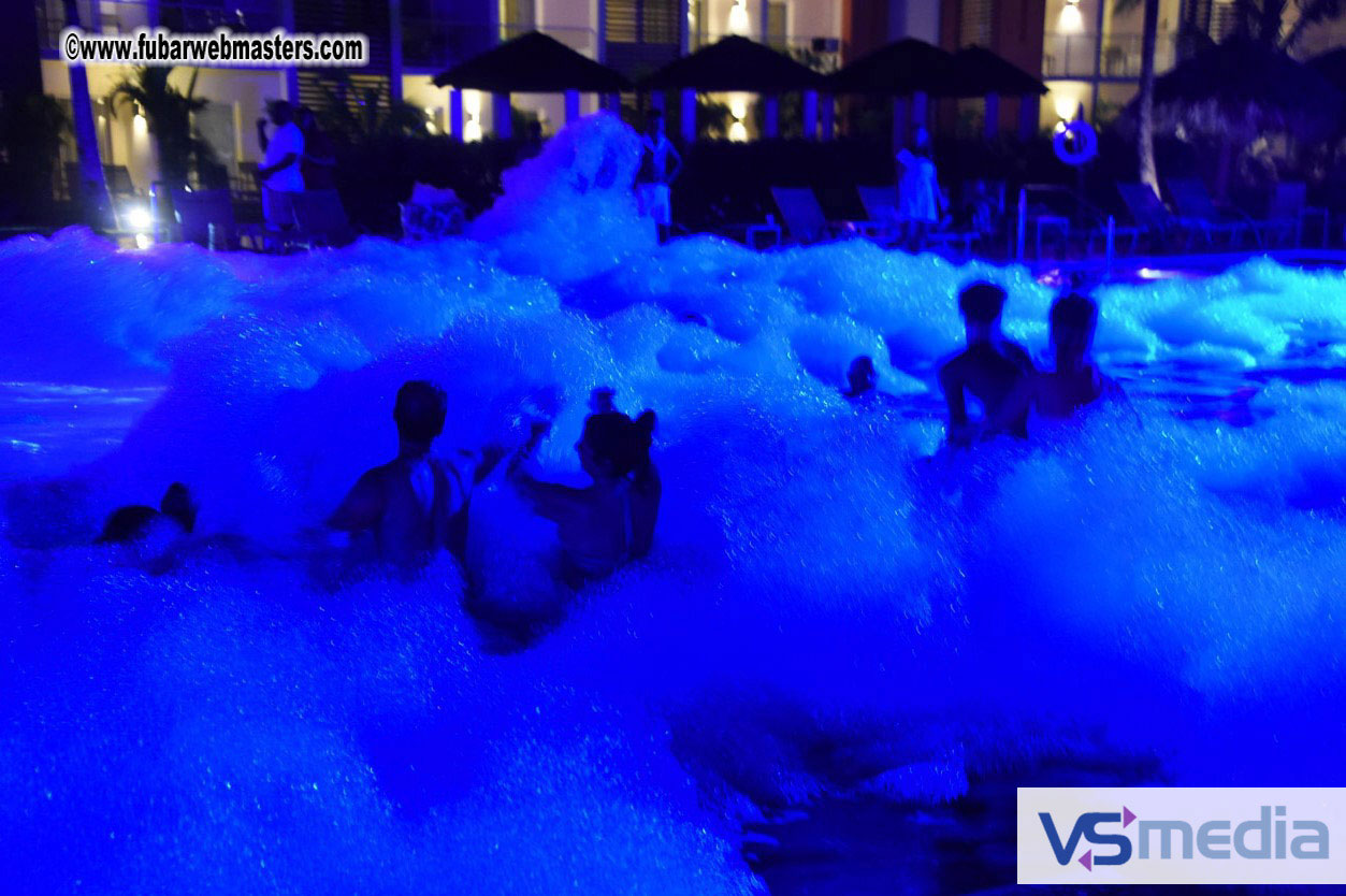 Black Light Pool Party