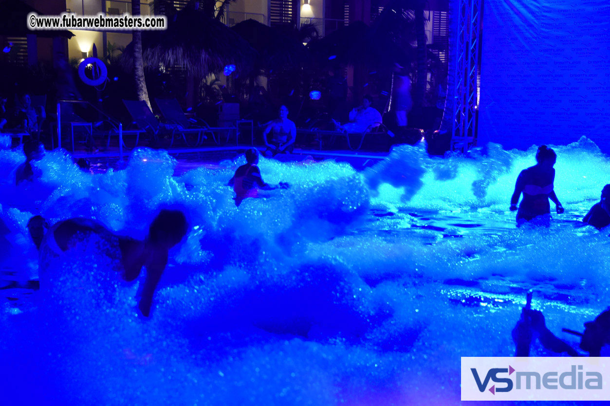 Black Light Pool Party