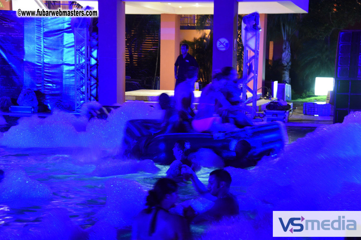 Black Light Pool Party