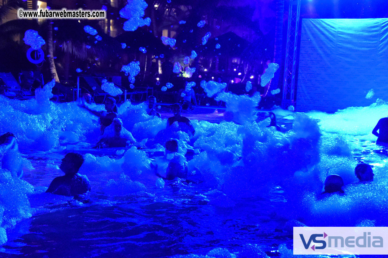 Black Light Pool Party