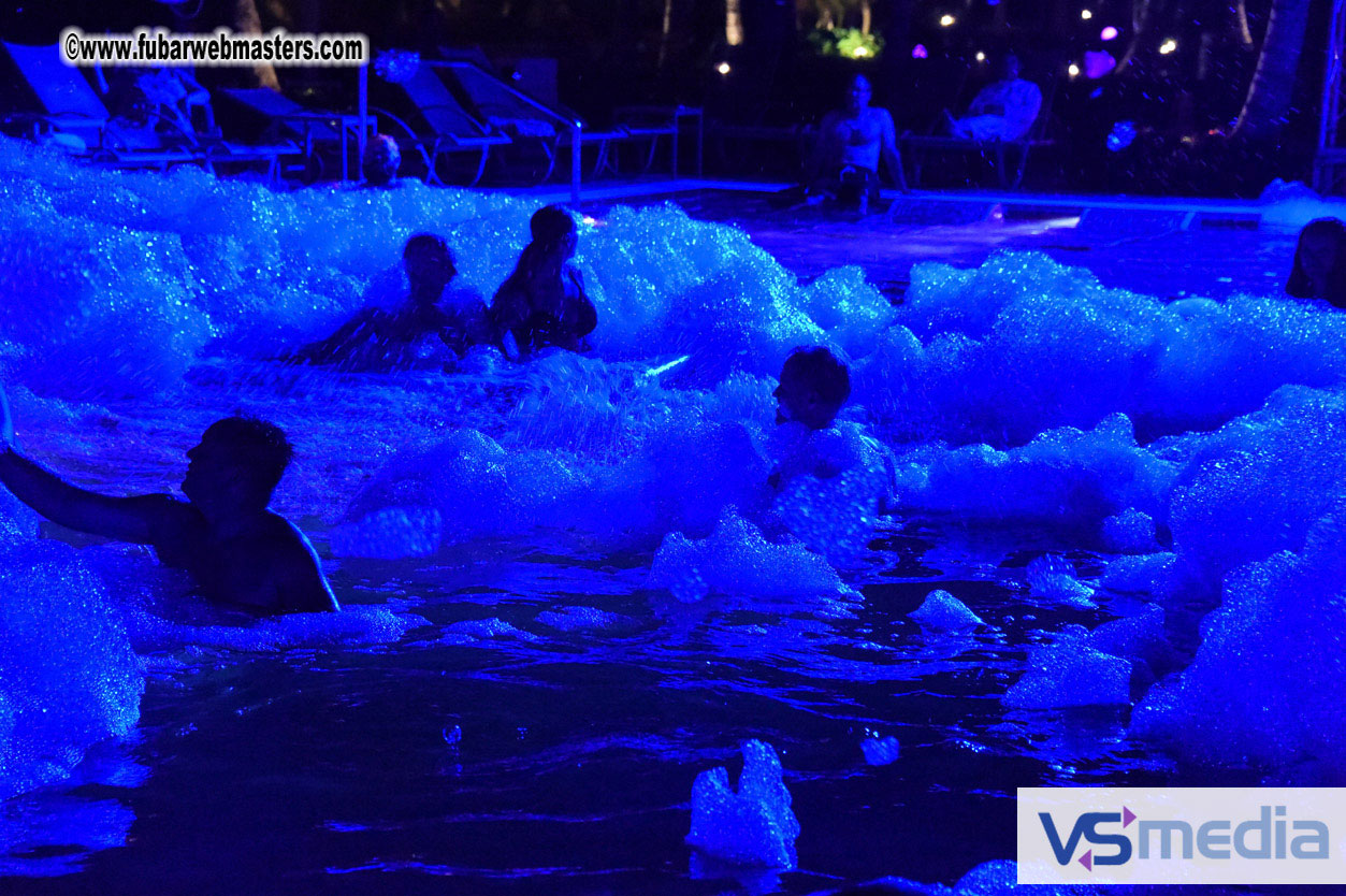 Black Light Pool Party