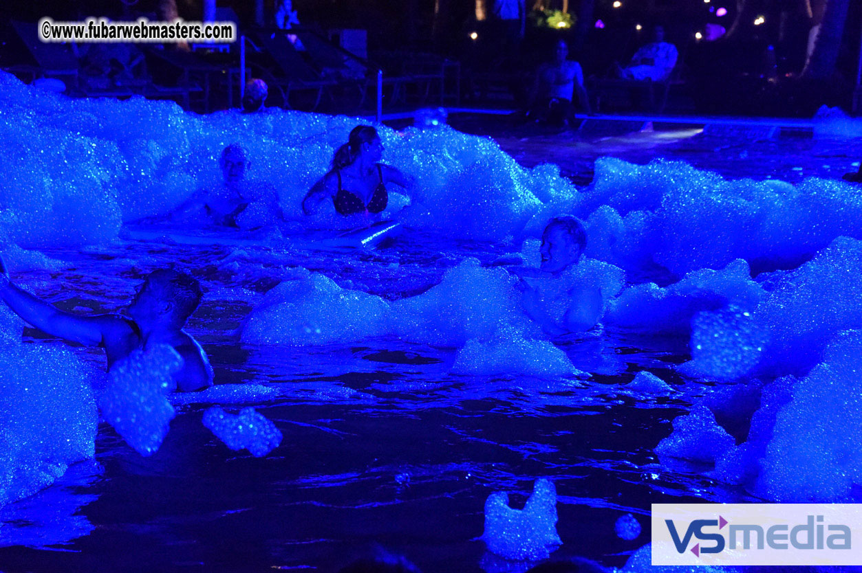 Black Light Pool Party