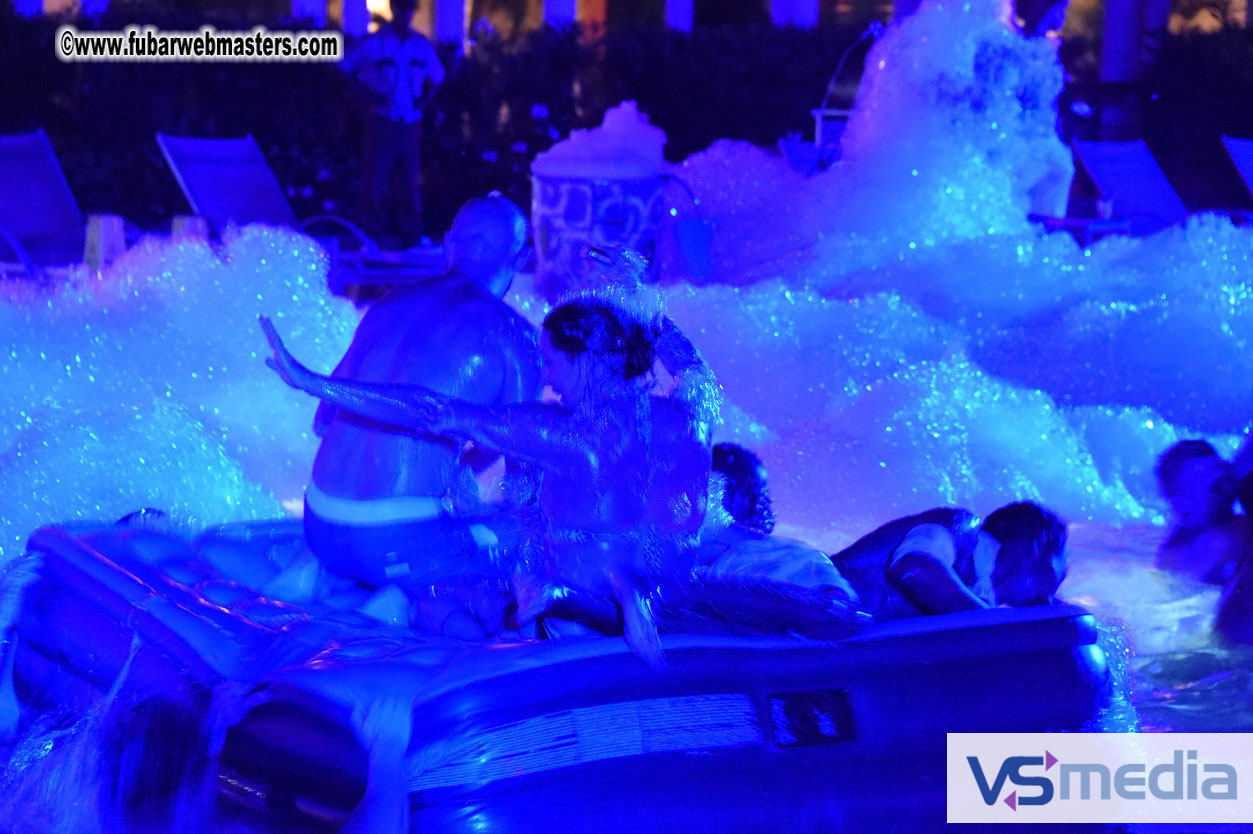 Black Light Pool Party