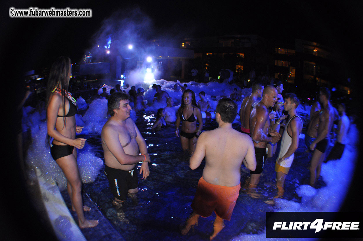 Black Light Pool Party