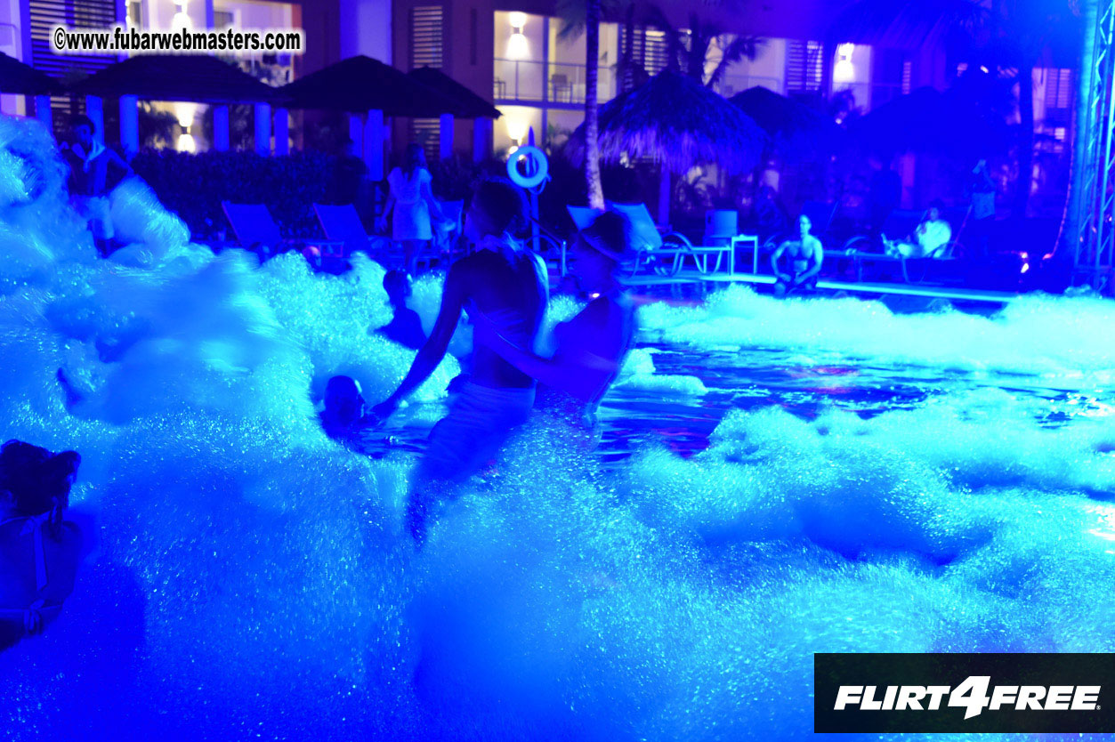 Black Light Pool Party