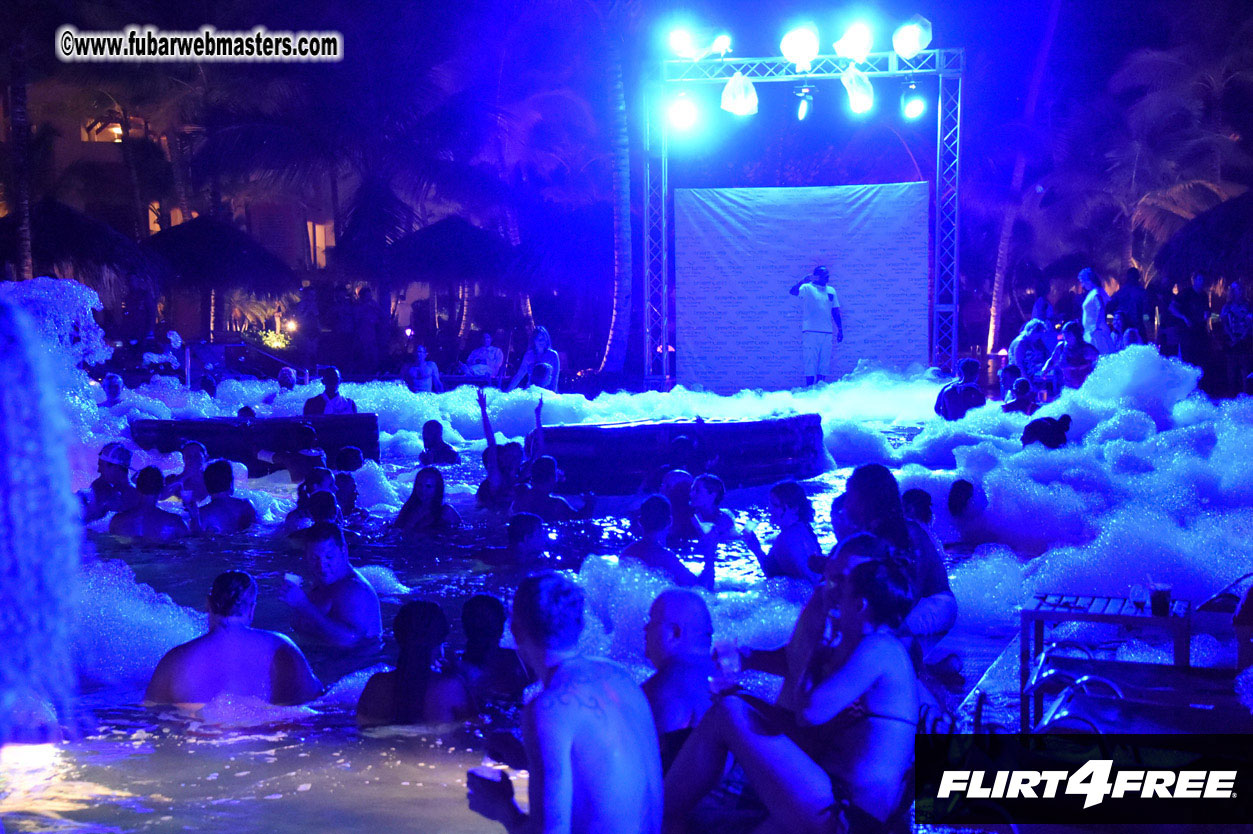 Black Light Pool Party