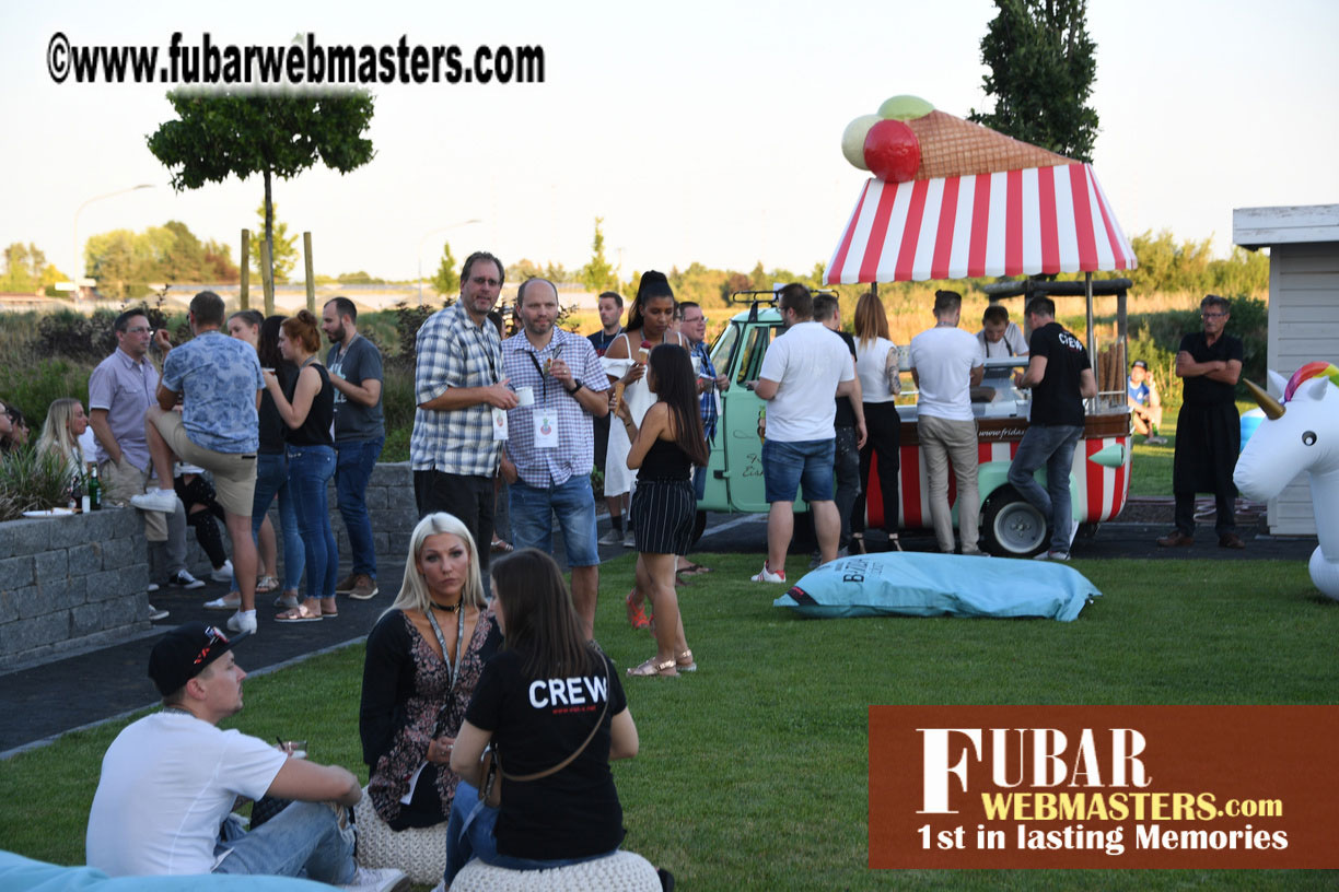 Thursday Night Pre-party at Visit-X Offices