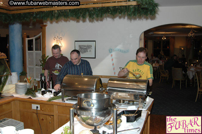 Dinner in Hotel Restaurant Wednesday Night