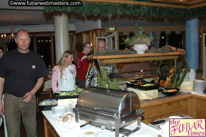 Dinner in Hotel Restaurant Wednesday Night