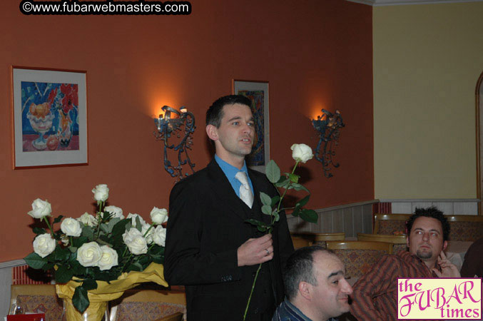 Dinner in Hotel Restaurant Wednesday Night