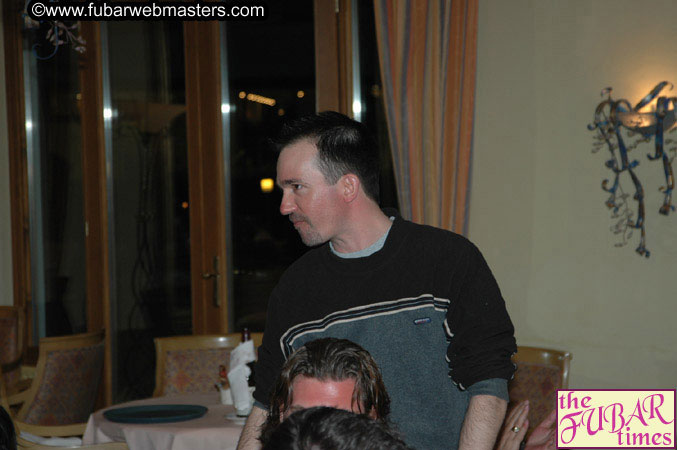 Dinner in Hotel Restaurant Wednesday Night