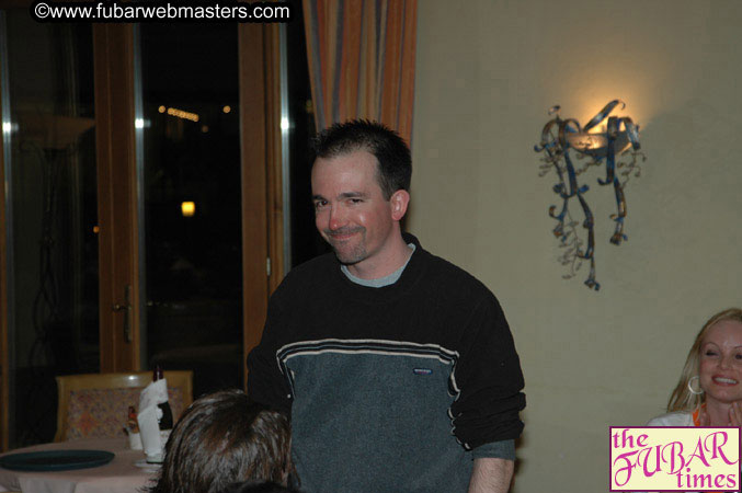 Dinner in Hotel Restaurant Wednesday Night