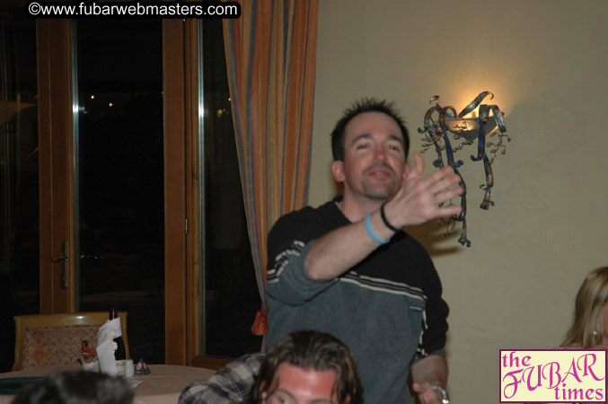 Dinner in Hotel Restaurant Wednesday Night