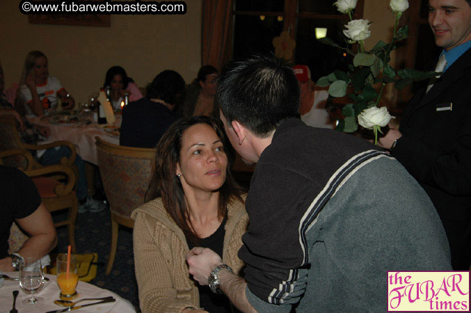 Dinner in Hotel Restaurant Wednesday Night