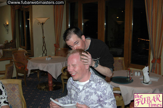 Dinner in Hotel Restaurant Wednesday Night