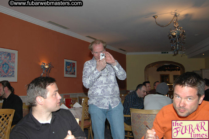 Dinner in Hotel Restaurant Wednesday Night