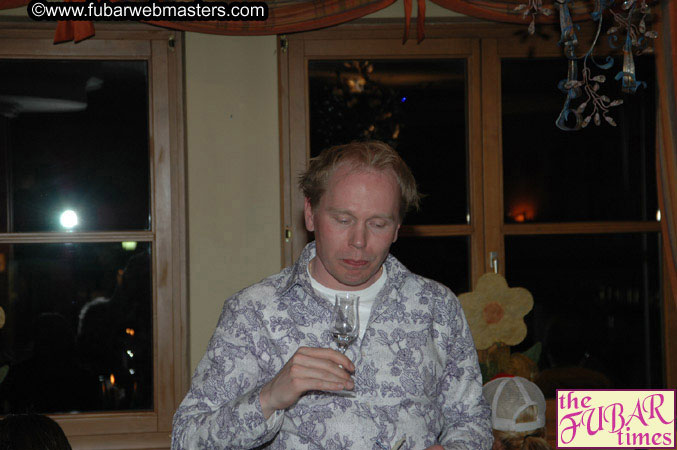 Dinner in Hotel Restaurant Wednesday Night