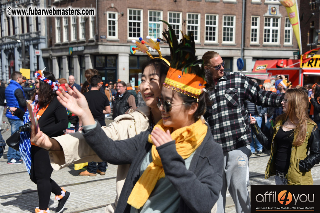 Kings Day in Amsterdam