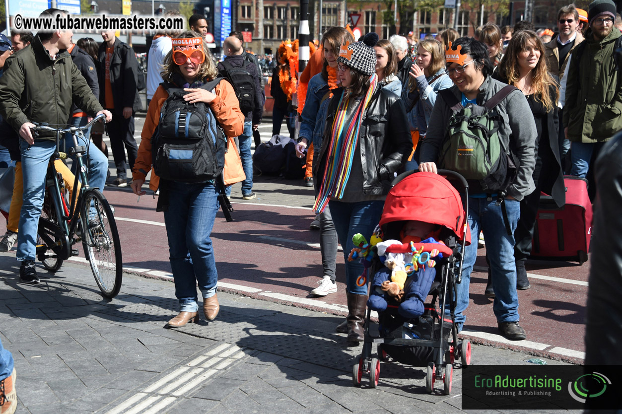 Kings Day in Amsterdam