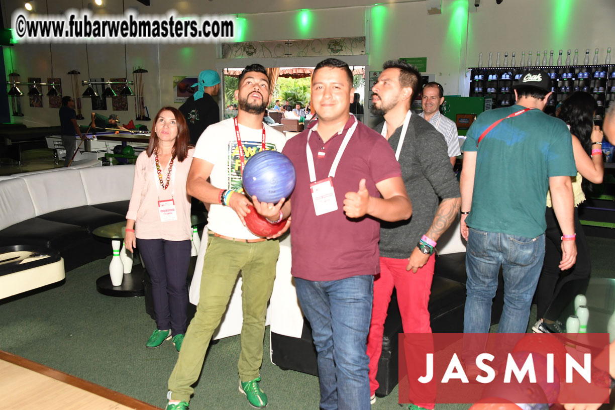 Bowling networking party 