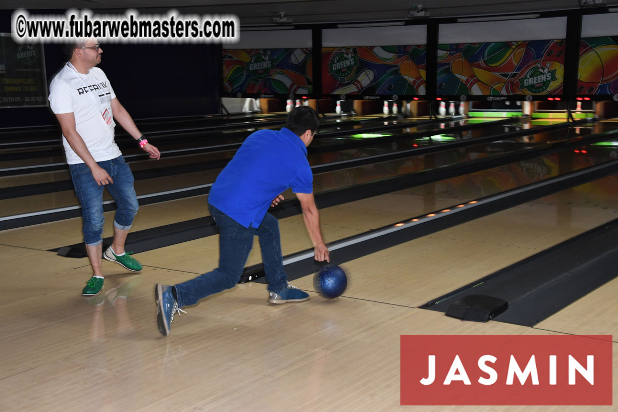 Bowling networking party 