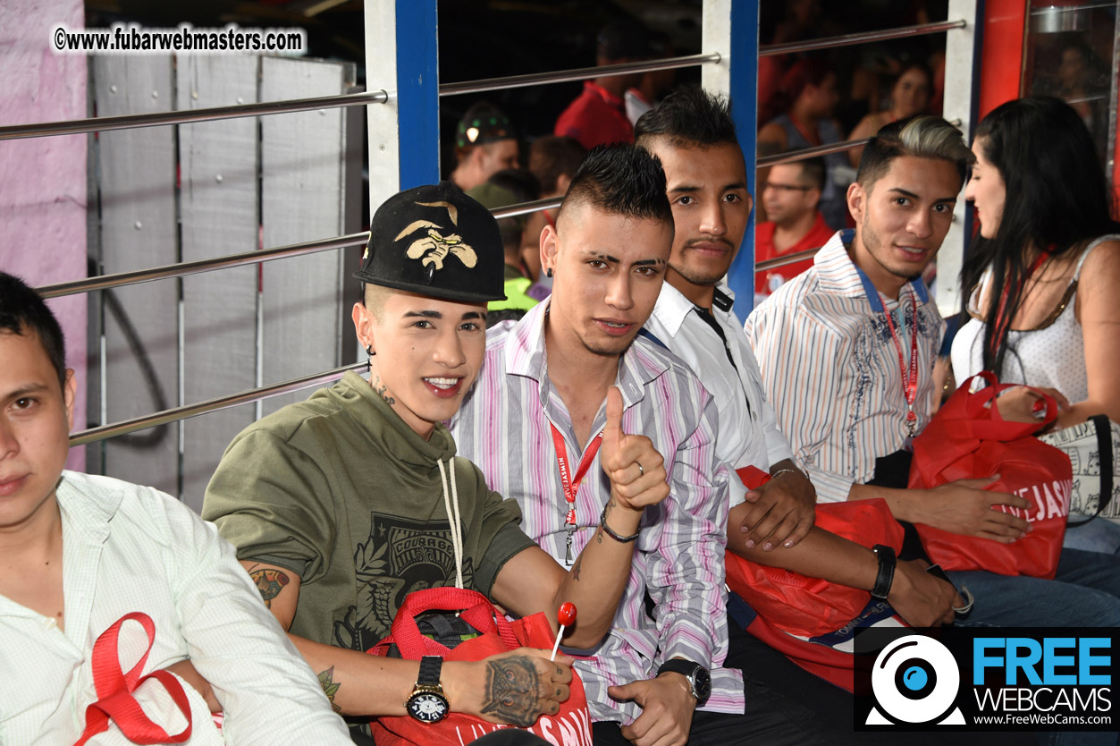 Colombian Chiva party bus tour.