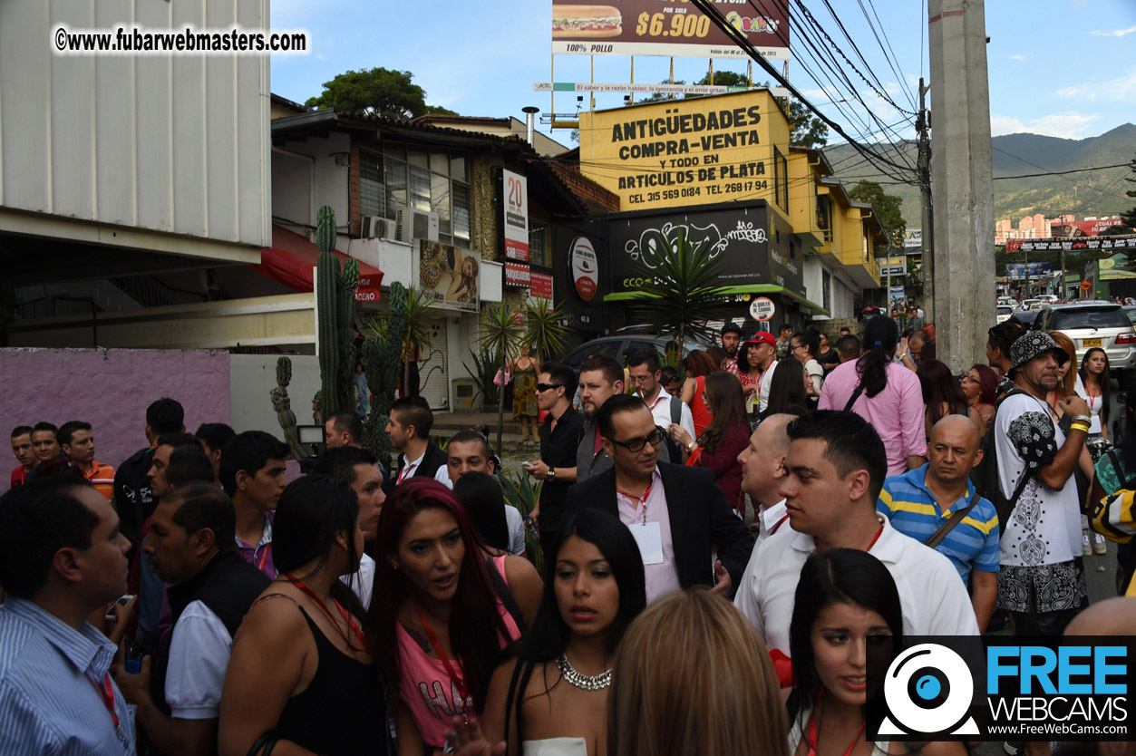 Colombian Chiva party bus tour.