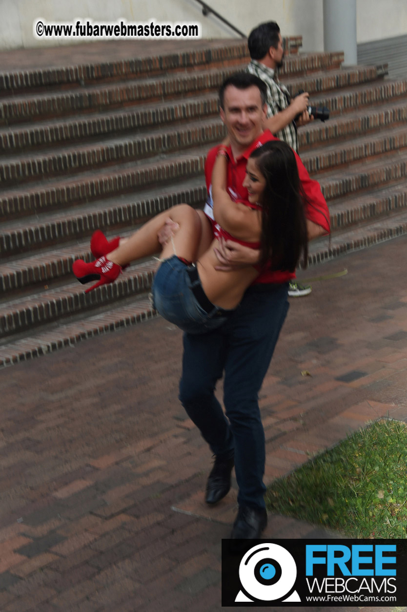 Colombian Chiva party bus tour.