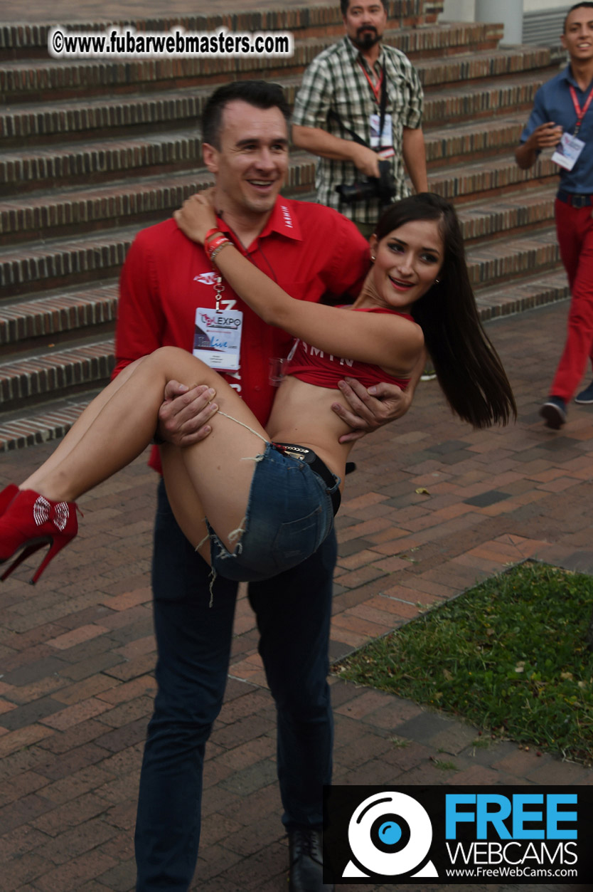 Colombian Chiva party bus tour.