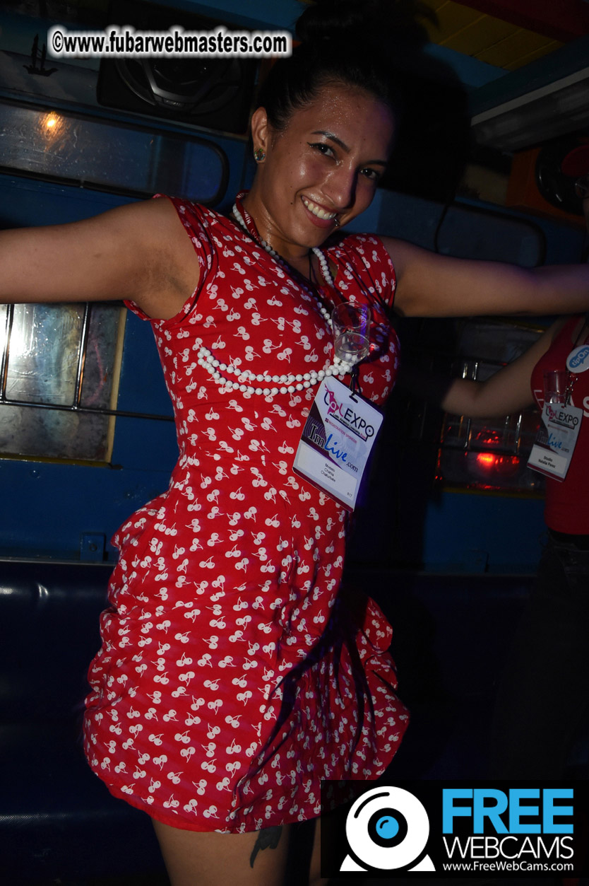 Colombian Chiva party bus tour.