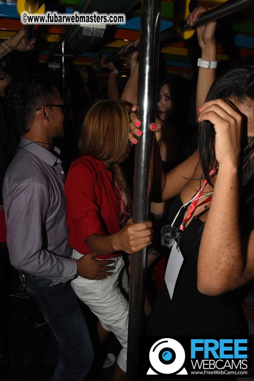 Colombian Chiva party bus tour.