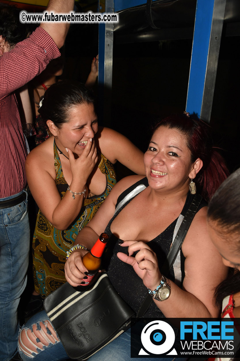 Colombian Chiva party bus tour.