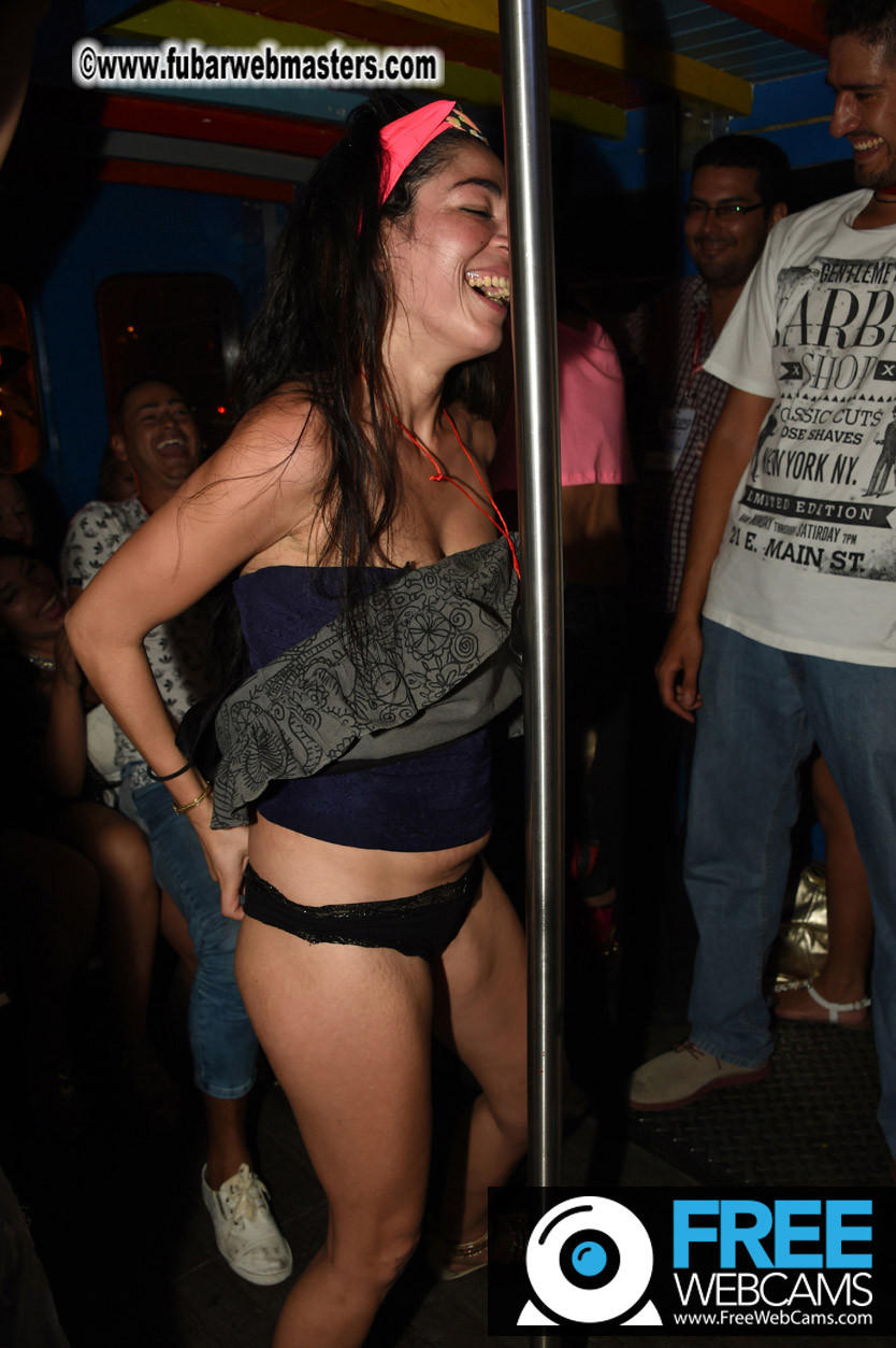 Colombian Chiva party bus tour.