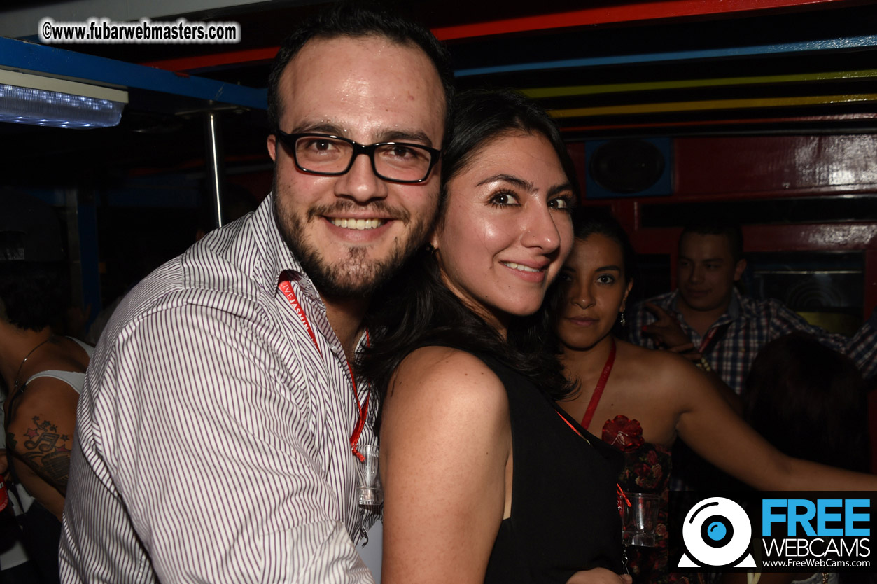 Colombian Chiva party bus tour.