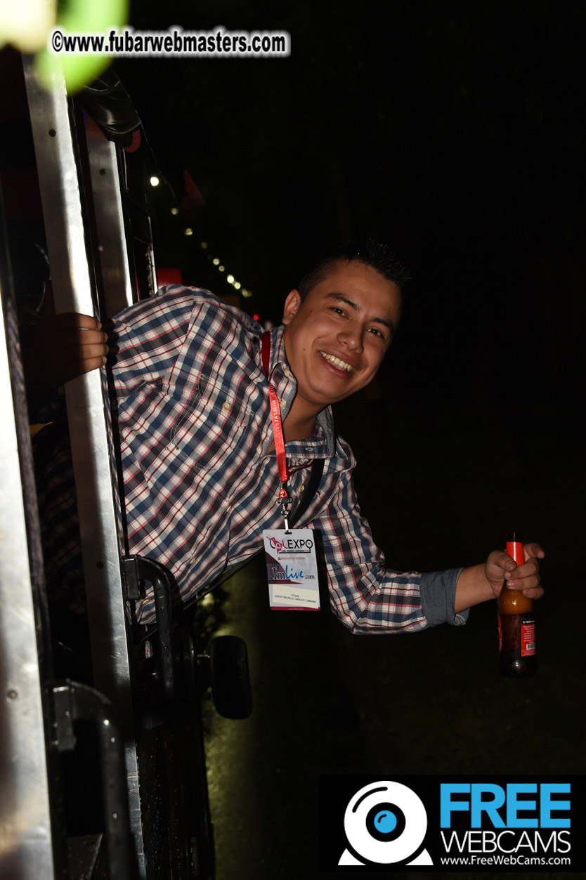 Colombian Chiva party bus tour.