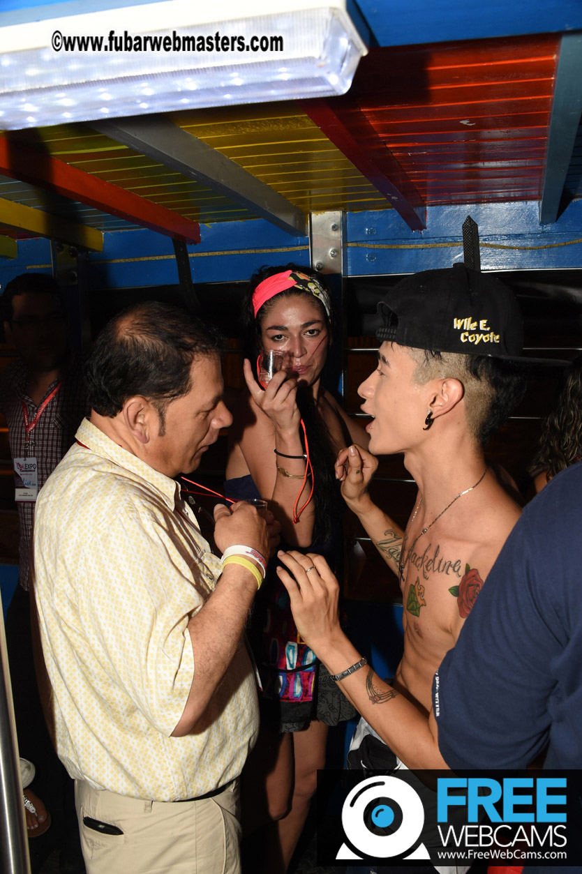Colombian Chiva party bus tour.