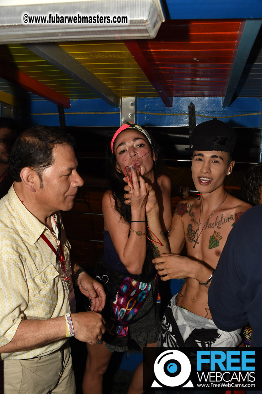 Colombian Chiva party bus tour.