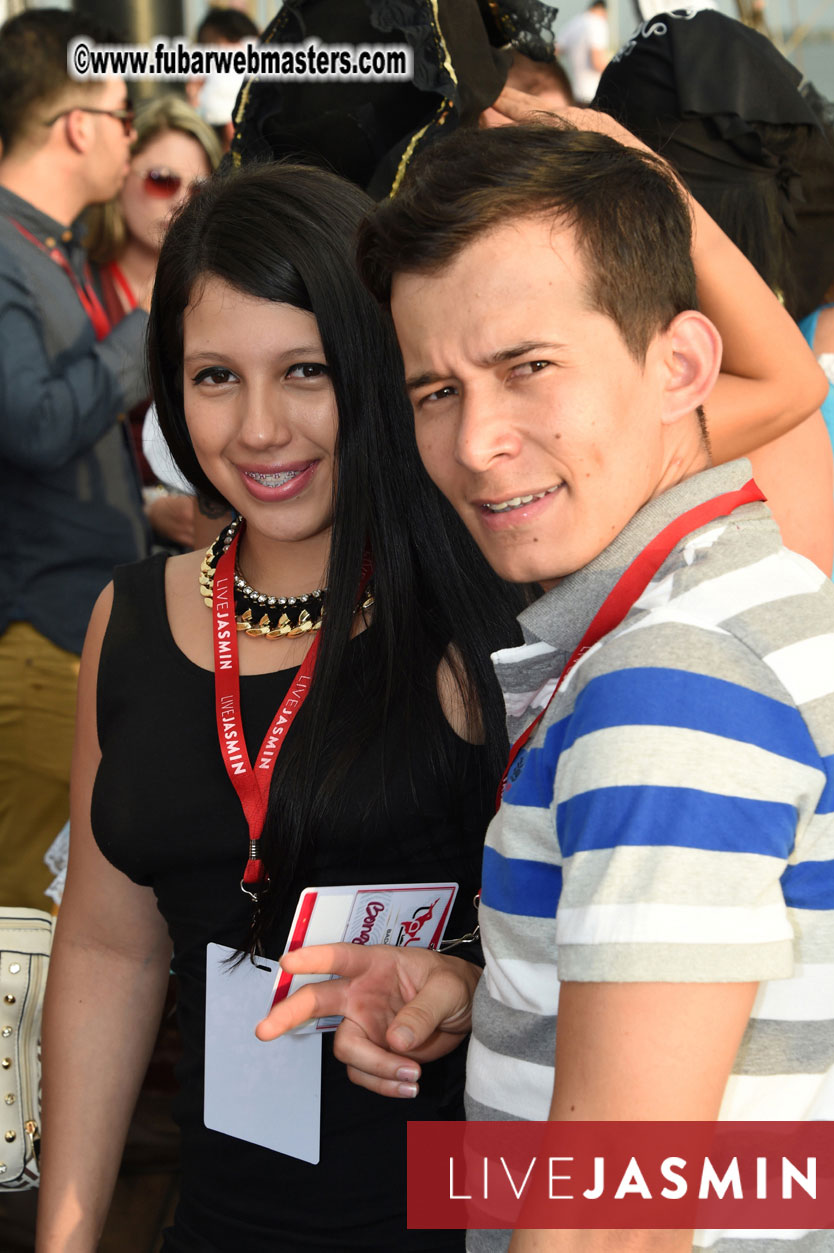 Champagne Networking Pirate Boat