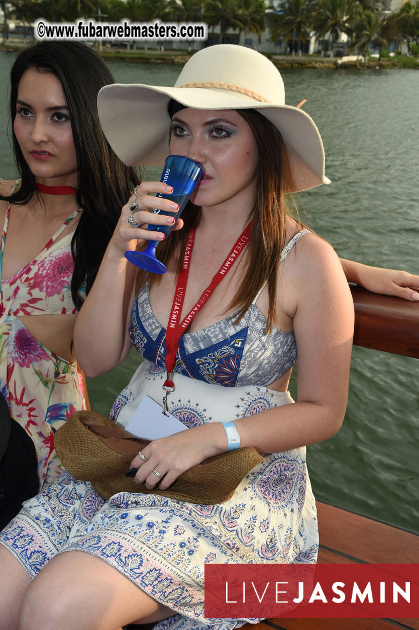 Champagne Networking Pirate Boat