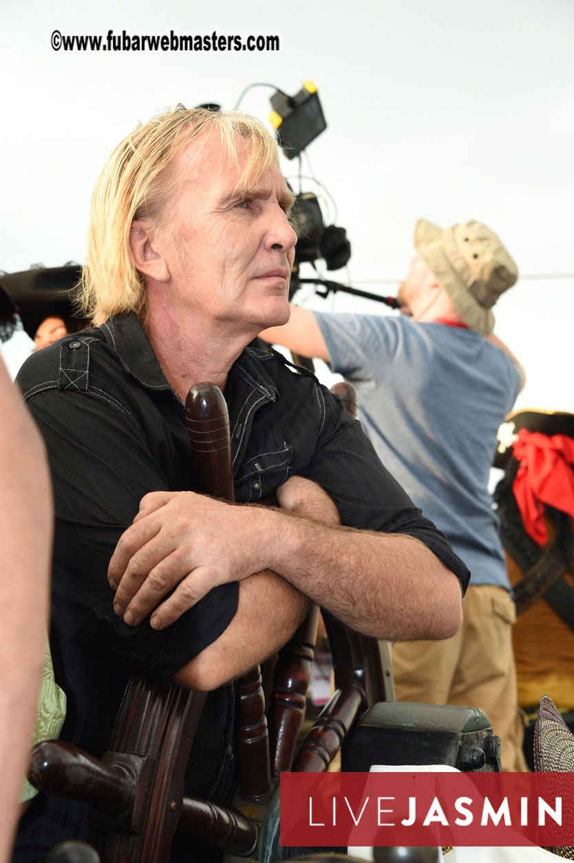 Champagne Networking Pirate Boat