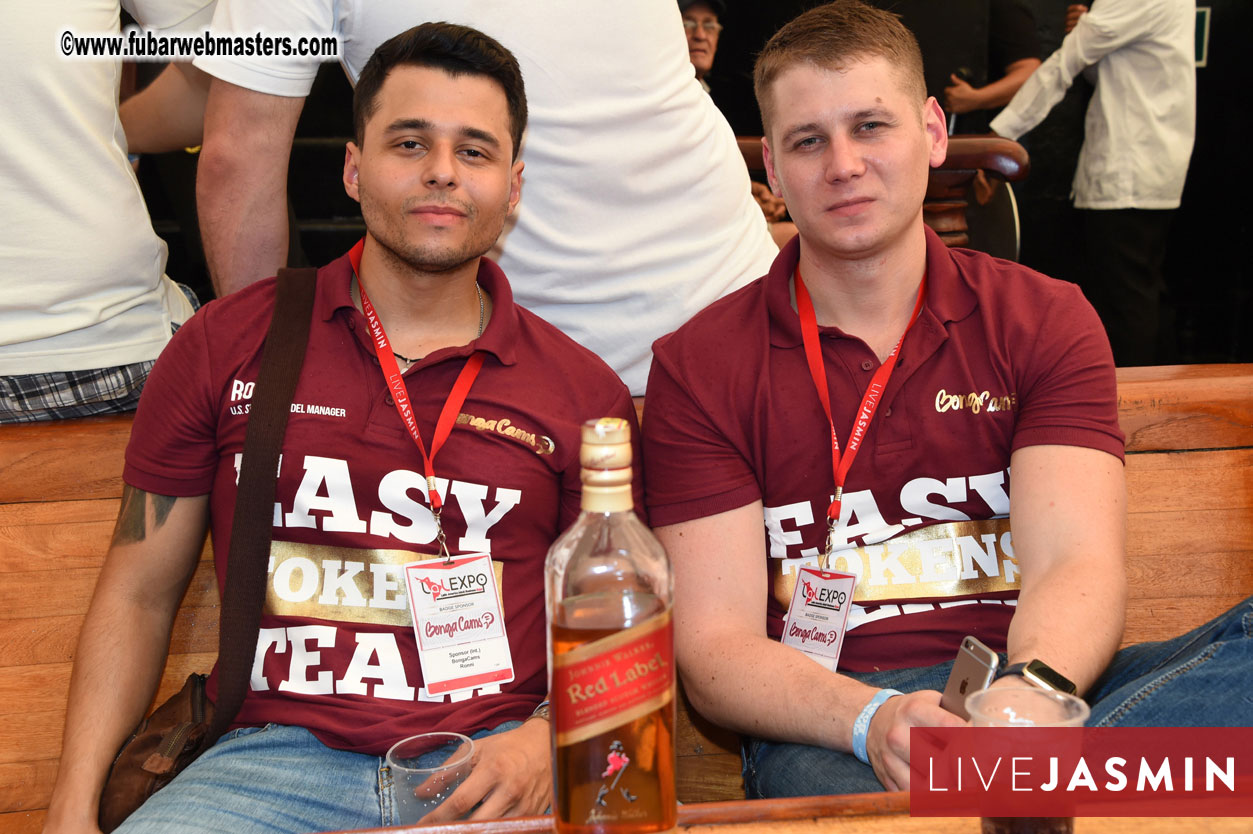 Champagne Networking Pirate Boat