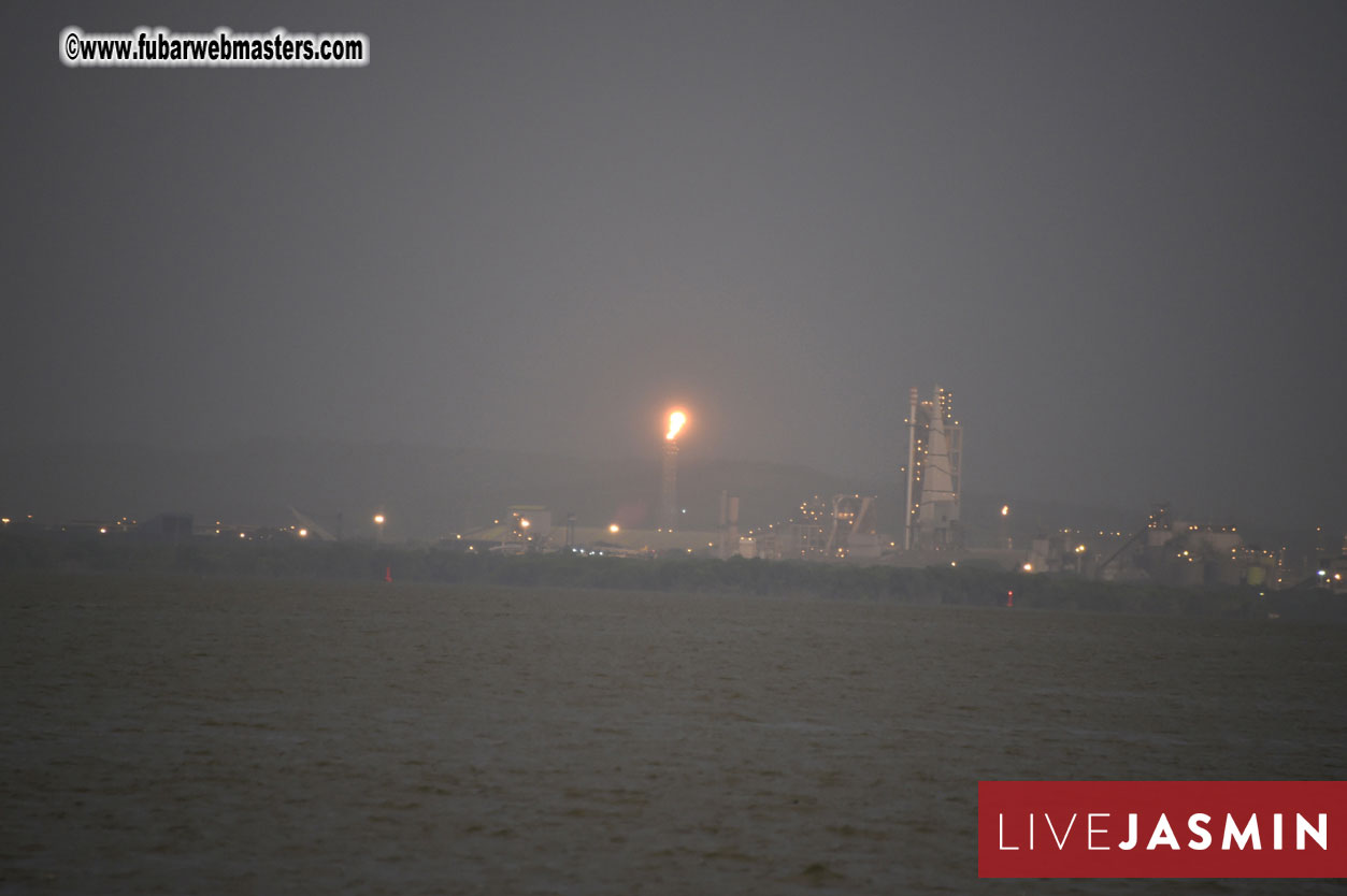 Champagne Networking Pirate Boat