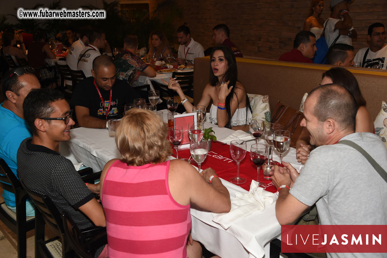 Models, Studios and Webmasters Dinner