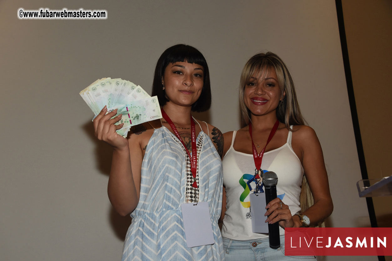 RedSocialWebCam Cash Draw