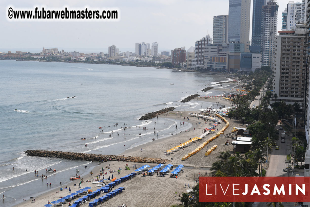 Cartagena, out of the sea